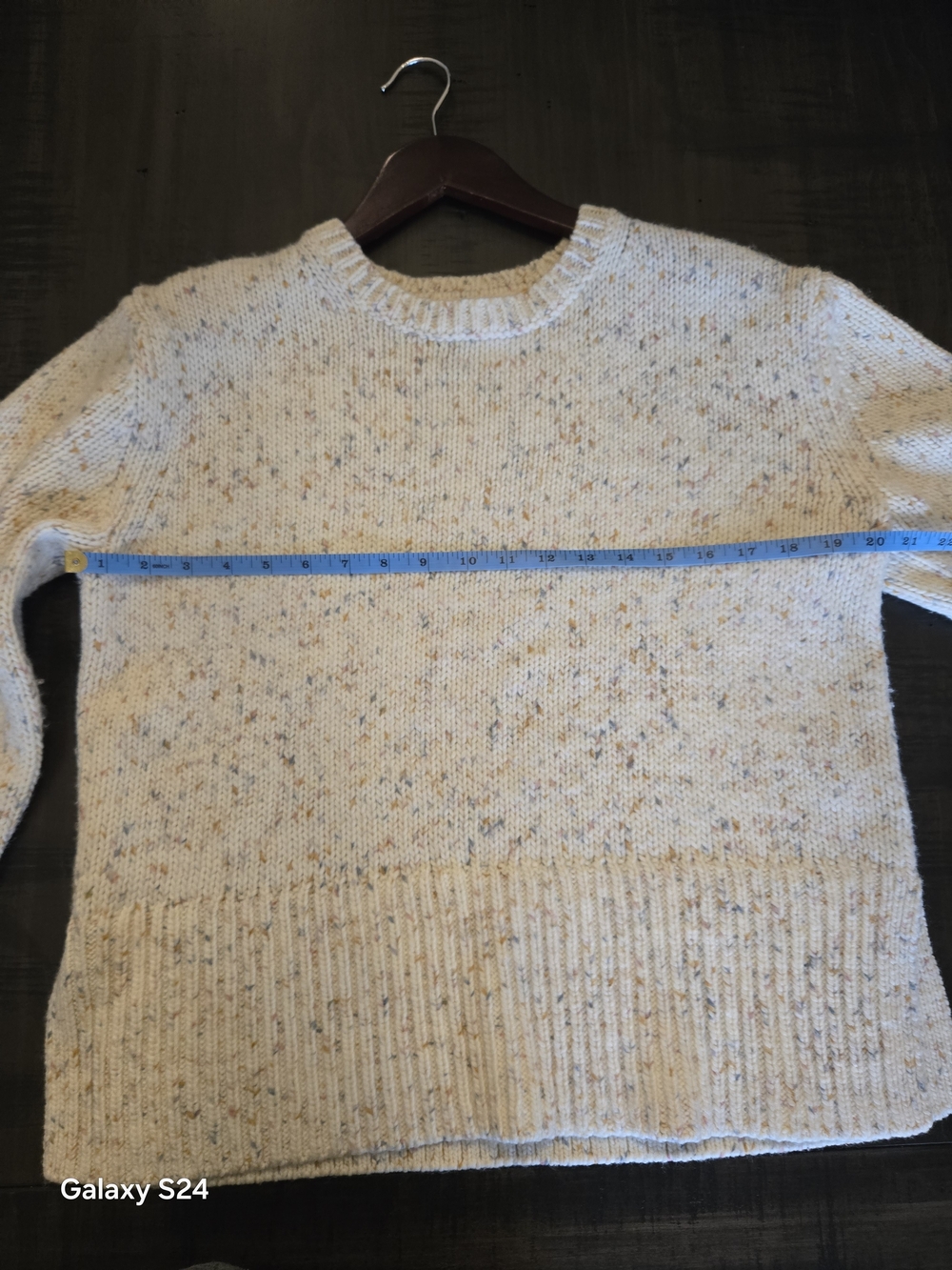 GAP Cream Speckled Crewneck Sweater - Picture 6 of 8